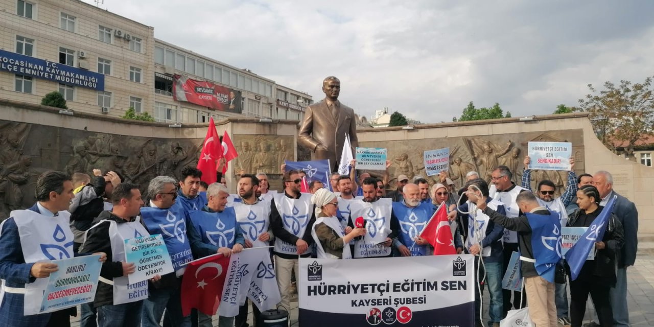 Hürriyetçi Eğitim Sen memur zamları için sahaya indi!