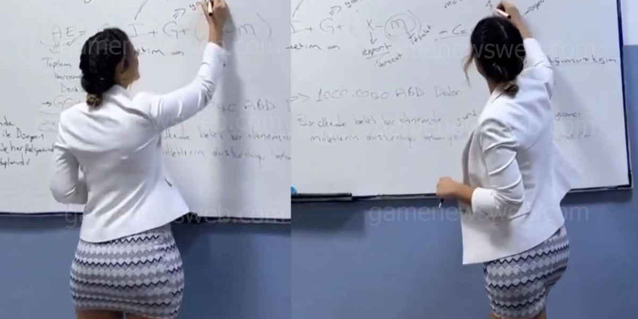 Mini etekli Kpss öğretmeni Fidan Atalay, yeni dekolteli paylaşımlarıyla beğeni yağmuru aldı