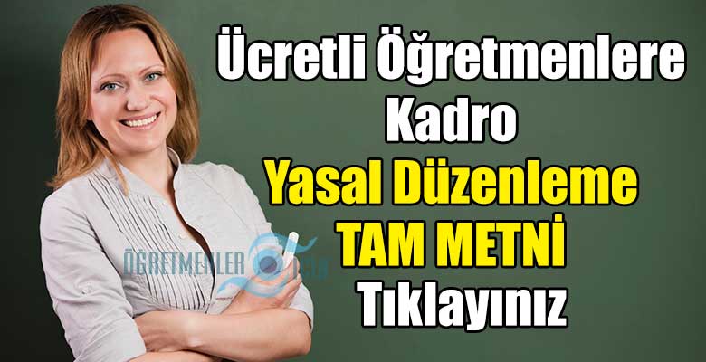 Ücretli öğretmenlerin sözleşmeli öğretmen olarak atanması için 5 kriter