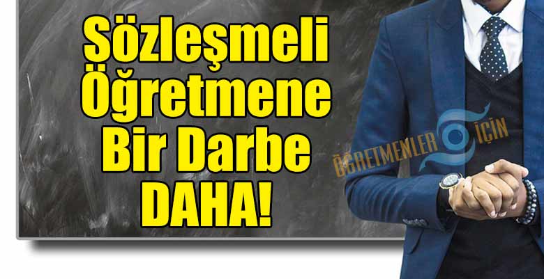 MEB; sözleşmeli öğretmenlere başarı belgesi verilmez