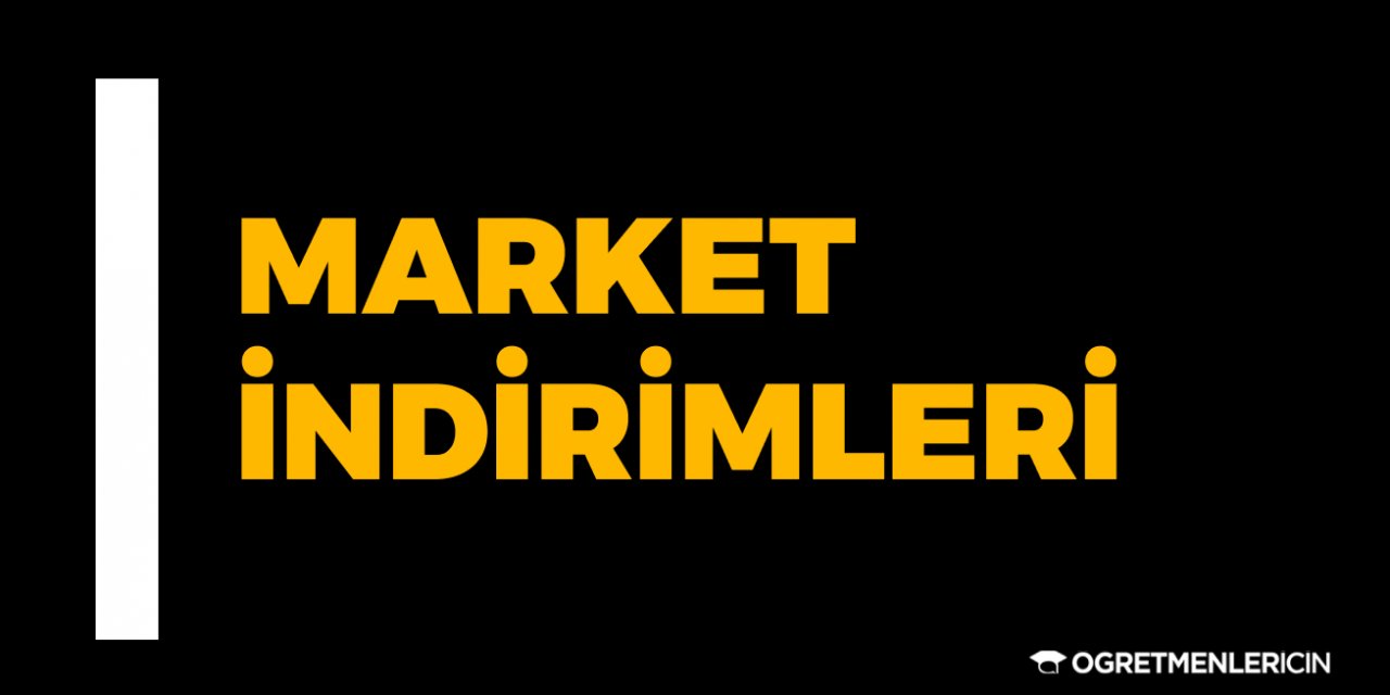 Market İndirimleri: Yüzde 50 İndirim Fırsatı! 25 TL Harcamaya Özel Kampanya