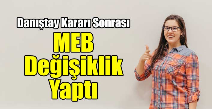 Sözleşmeli öğretmen istihdamına ilişkin yönetmelikte değişiklik yapıldı