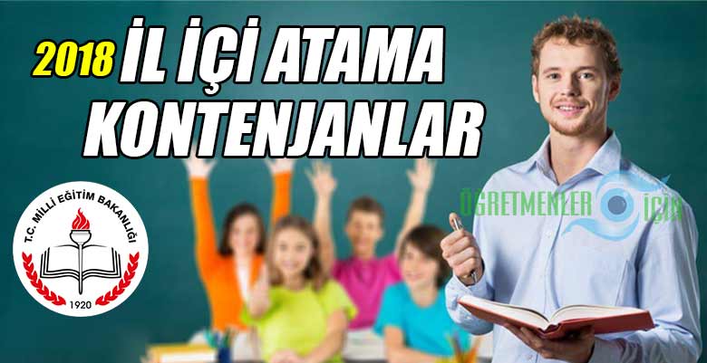 Öğretmenlerin 2018 Yılı İl İçi İsteğe Bağlı Yer Değiştirme İhtiyaç Listesi