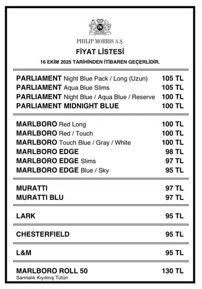 Sigaraya Zam, En Ucuz Sigara 95 TL Oldu, İşte Güncel Fiyatlar