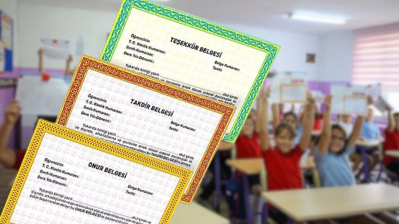 Okul Birincisi de Olsa O Cezaları Alan Öğrencilere Takdir ve Teşekkür Belgesi Verilmeyecek