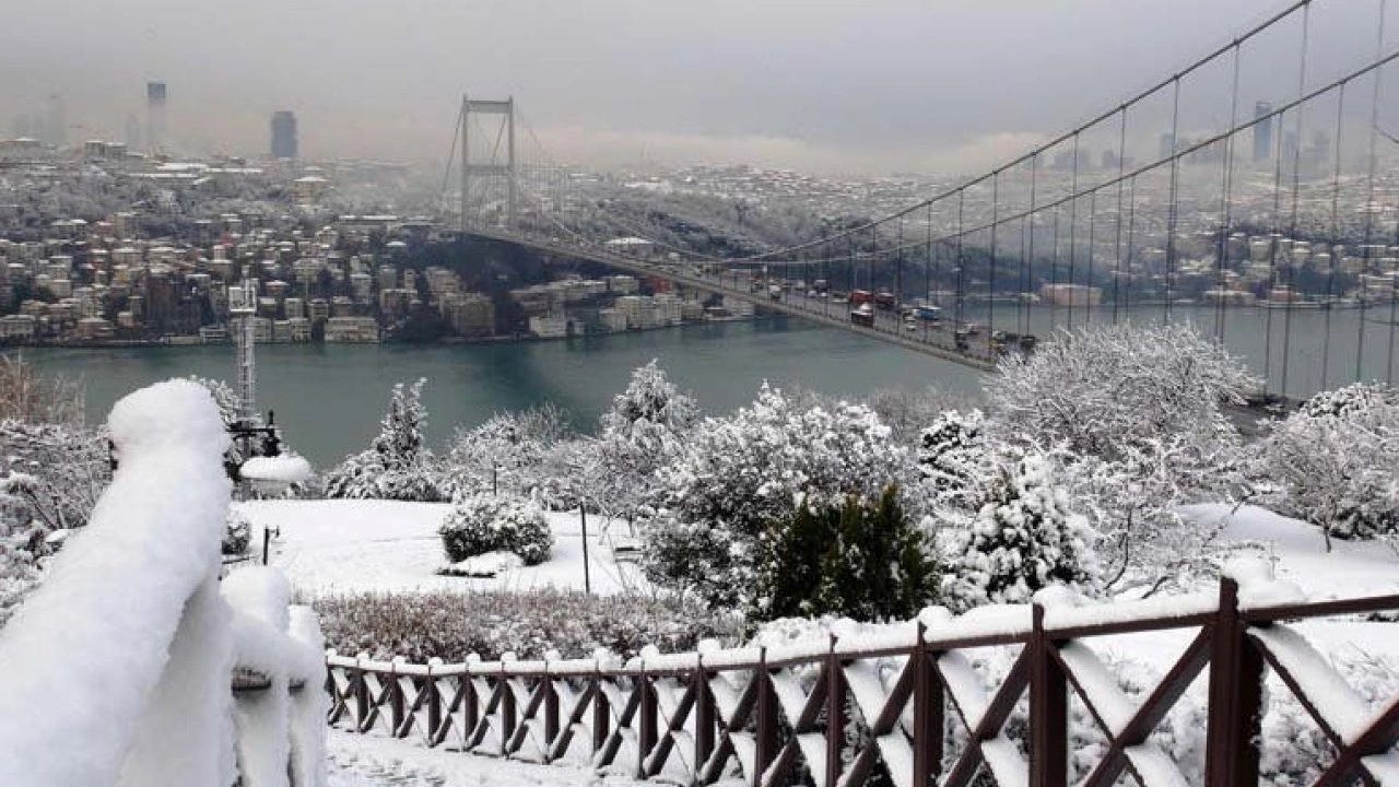 İstanbul Dahil 39 İlimize Kar Geliyor, Tarih Verildi