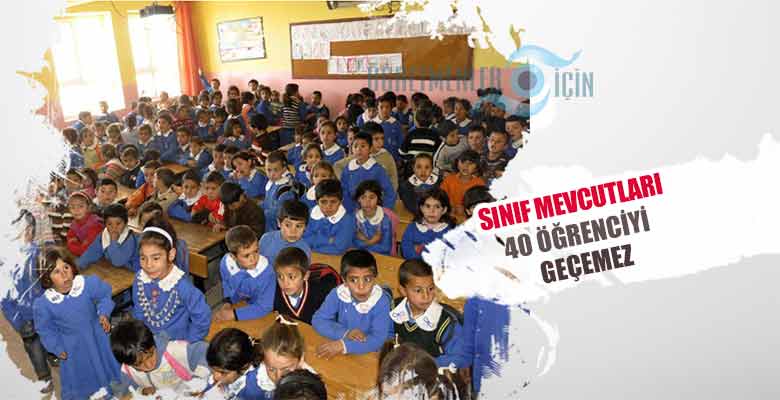MEB; sınıflarda öğrenci mevcut sayısı 40 kişiyi geçemez