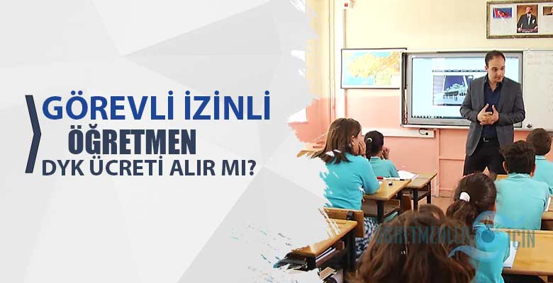 Görevli izinli olan öğretmene yetiştirme kursu ek ders ücreti ödenir mi?