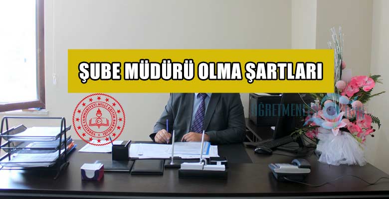 MEB şube müdürü olma şartları nelerdir?