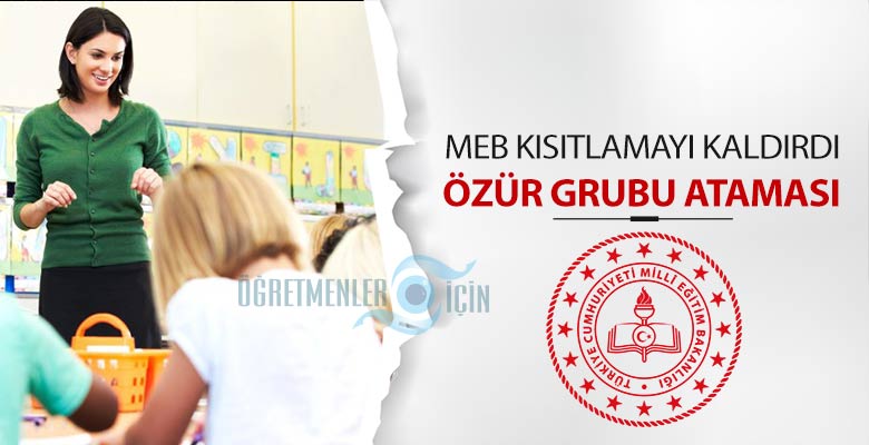 İl içi veya il dışı atama ile giden öğretmenler özür grubundan dönebilecek