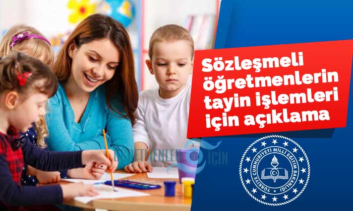 Sözleşmeli öğretmenlerin ayrılma başlama işlemleri hakkında açıklama