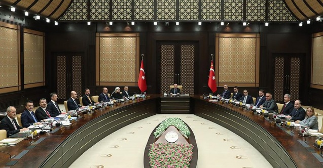 Cumhurbaşkanlığı Kabine Toplantısı sona erdi.