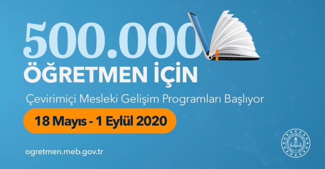 500 bin Öğretmen İçin Uzaktan Egitim ogretmen.meb.gov.tr üzerinden verilecek.