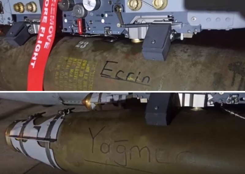 TSK'dan 'Yağmur' ve 'Ecrin'li mesaj