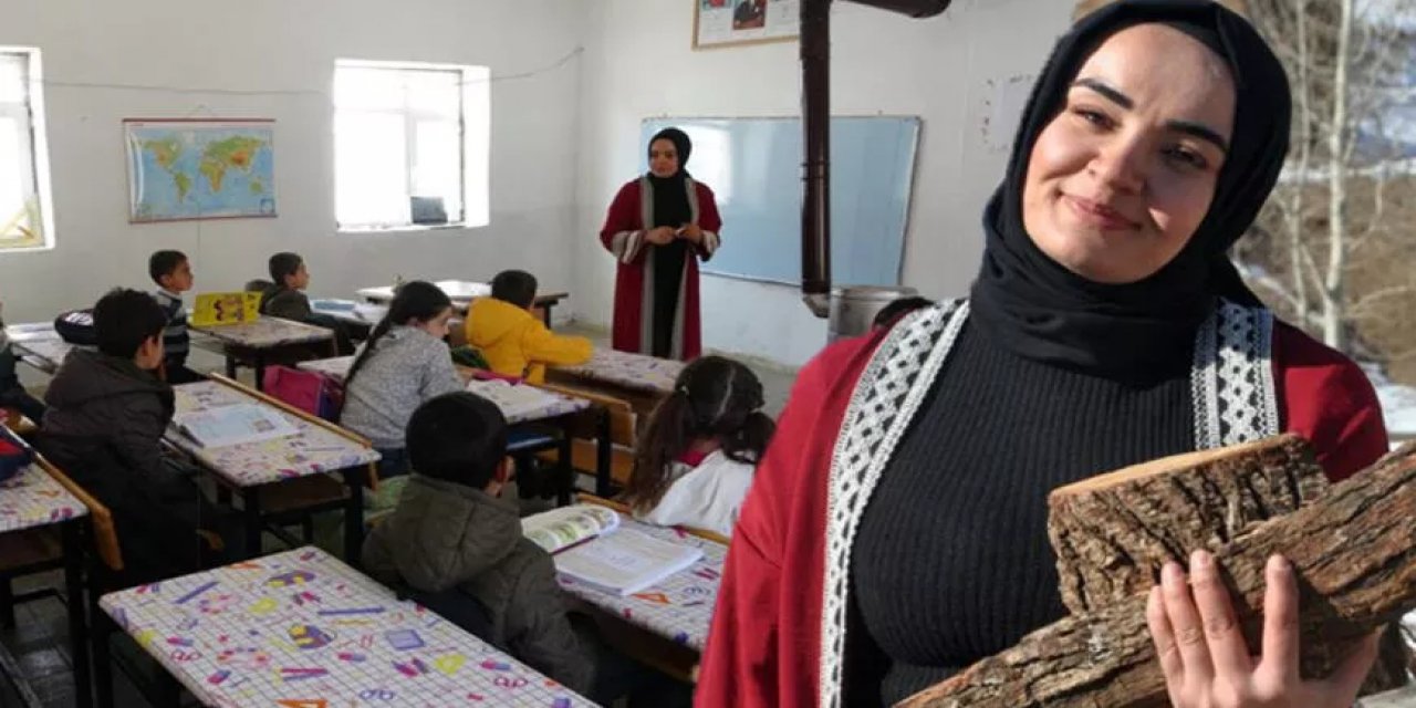 Hem öğretmen hem hademe! 'Dağın başı da olsa gitmeye razıyım'