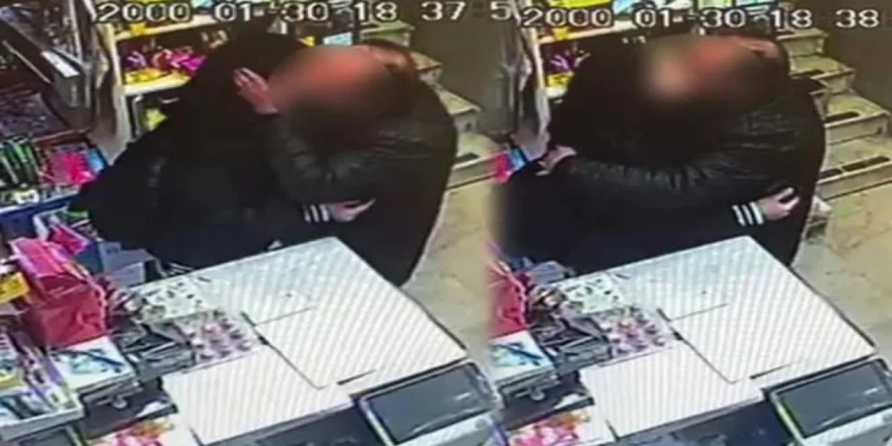 Kırtasiyecinin genç kız öğrenciyi taciz anı kamerada ama serbest kaldı