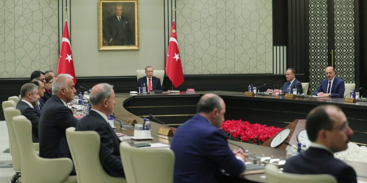 Kabine, Cumhurbaşkanı Erdoğan başkanlığında toplandı.