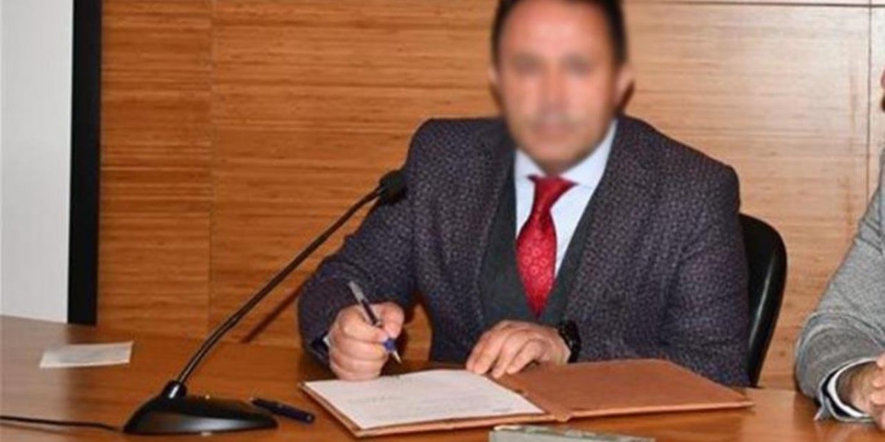 Eşine şiddet uygulayan müdür yandı!