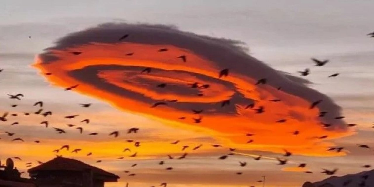 Esrarengiz görüntünün sebebi belli oldu. Bursa'da yine ortaya çıktı.