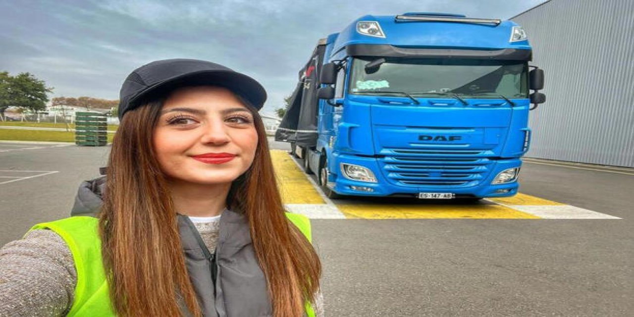 Türk kızı 4 yıldır TIR'ıyla yollarda! Tır'ın tüm parçalarını söküp takabilirim..