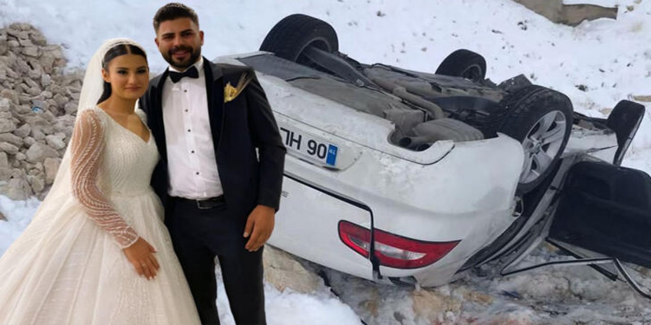 Düğün dönüşü kaza; Gamze öğretmen öldü, eşi ve iki arkadaşı yaralı