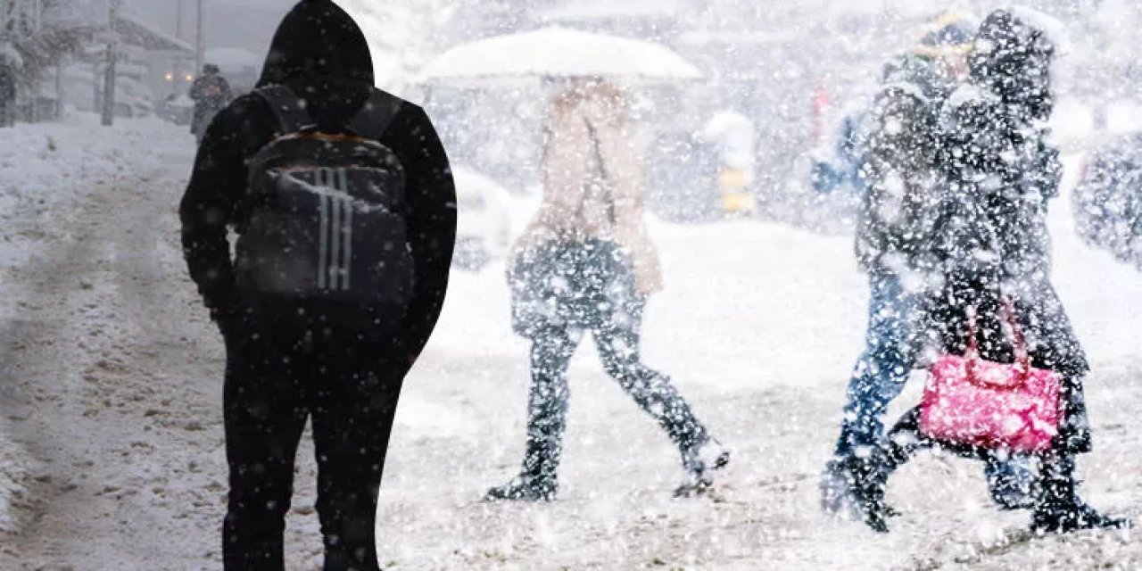 Ankarada kar yağışı dolayısıyla okullar yarın tatil edildi