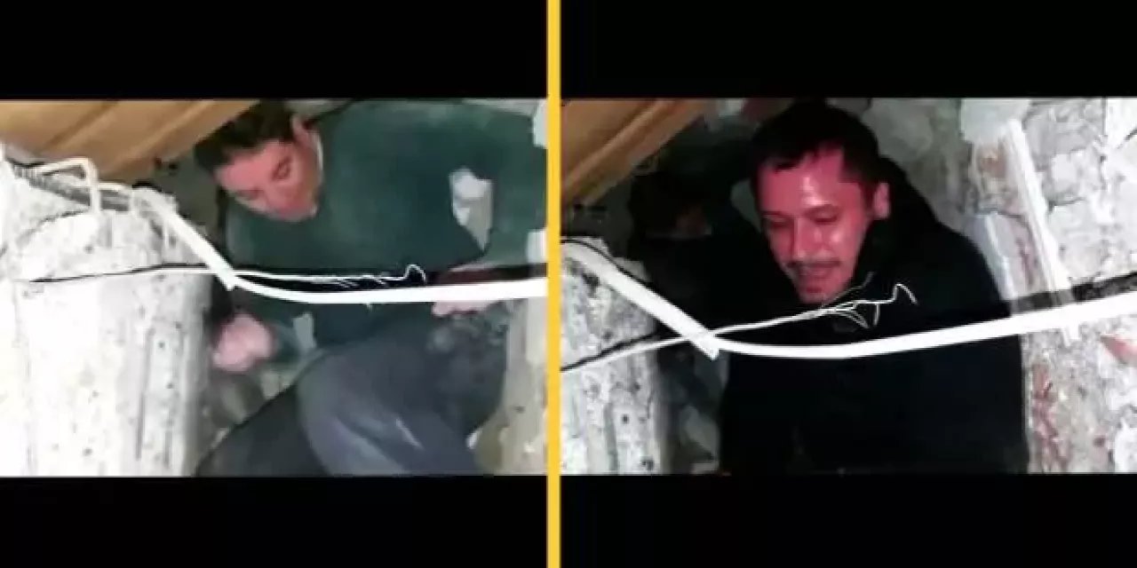 Eline kazmayı alan vekil, 3 çocuk babası vatandaşı kurtardı