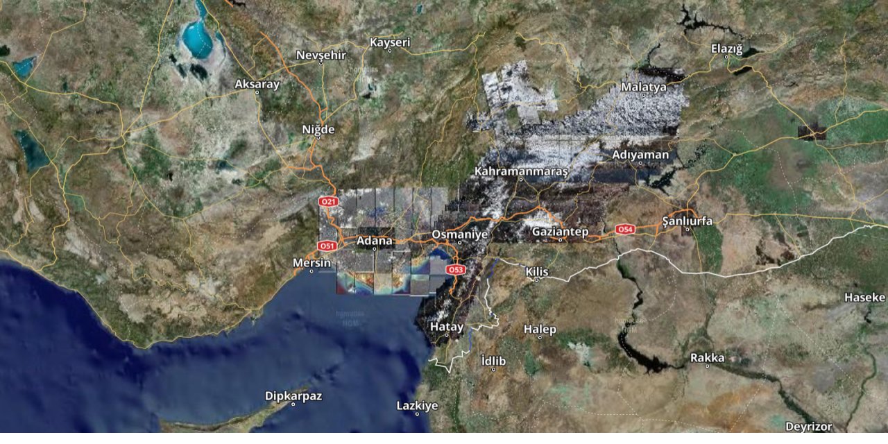 Uydu görüntüleri güncellendi: 10 ildeki yıkımın boyutunu buradan görüntüleyebilirsiniz