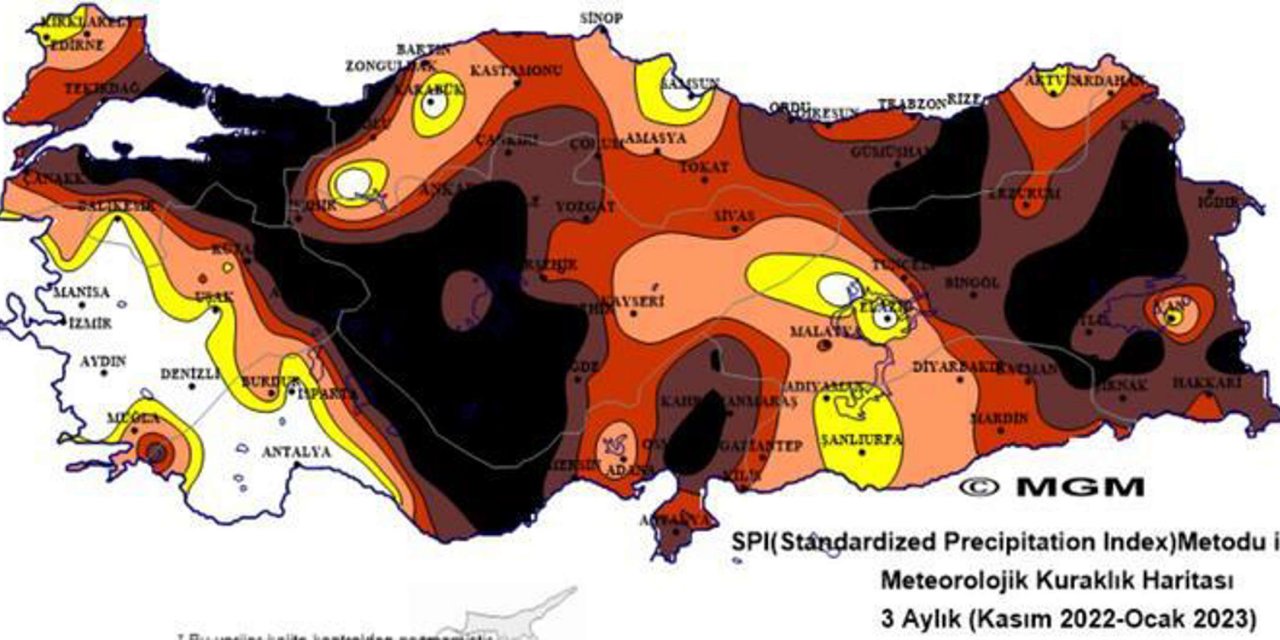 Meteoroloji 'Kuraklık Haritası' güncellendi. Hangi iller risk altında? Olağanüstü durum..