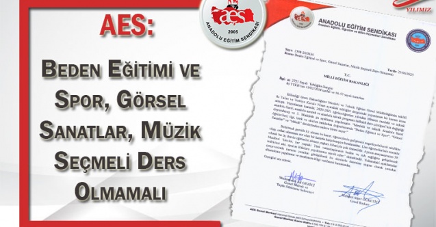 Beden Eğitimi ve Spor, Görsel Sanatlar, Müzik Seçmeli Ders Olmamalı