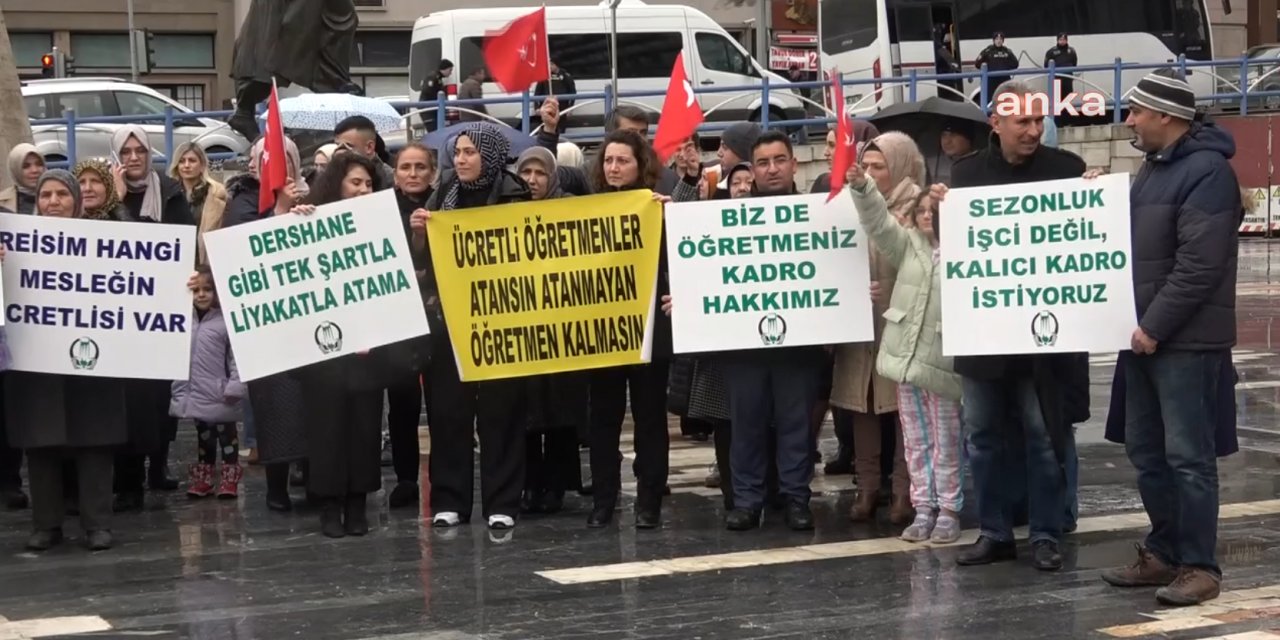 Ücretli polis var mı? Ücretli doktor var mı? Ücretli milletvekili var mı? Neden ücretli öğretmen var?