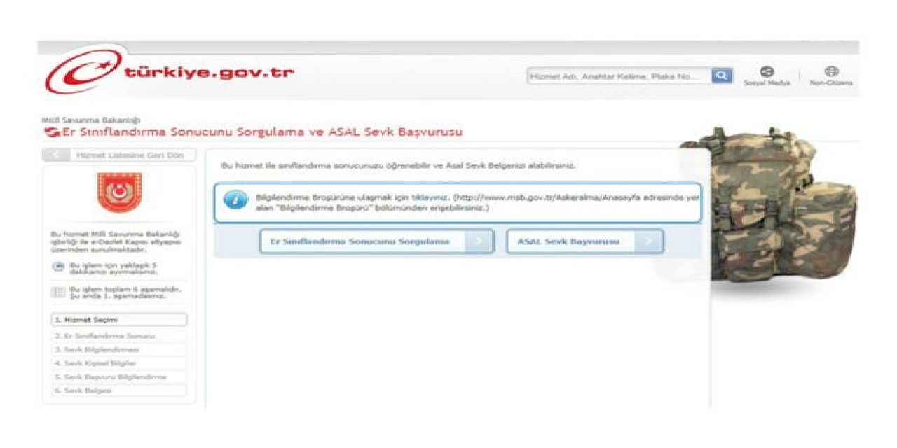 E - devlet askerlik işlemleri için Savunma Bakanlığından açıklama