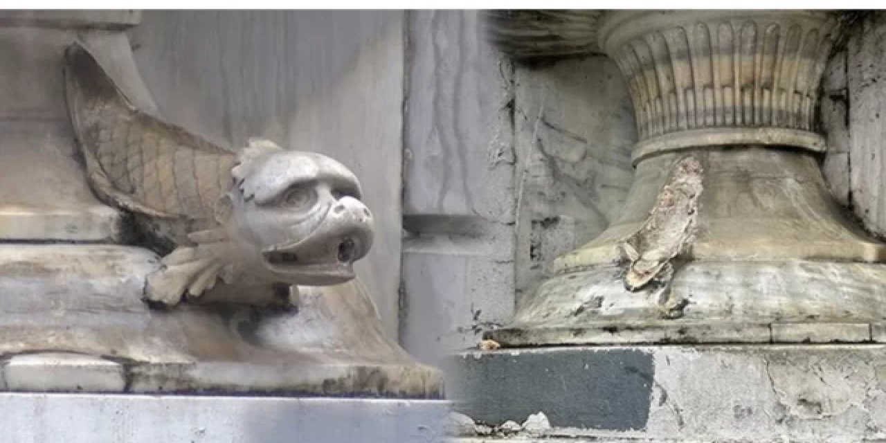 Galatasaray Lisesinde 150 yıldan fazla ömürlü heykel kayboldu..