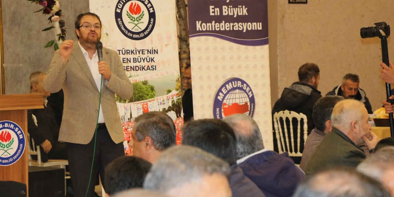 EBS Şube Başkanı Mehmet Uca'dan seyyanen zam ve bayram ikramiyesi açıklaması