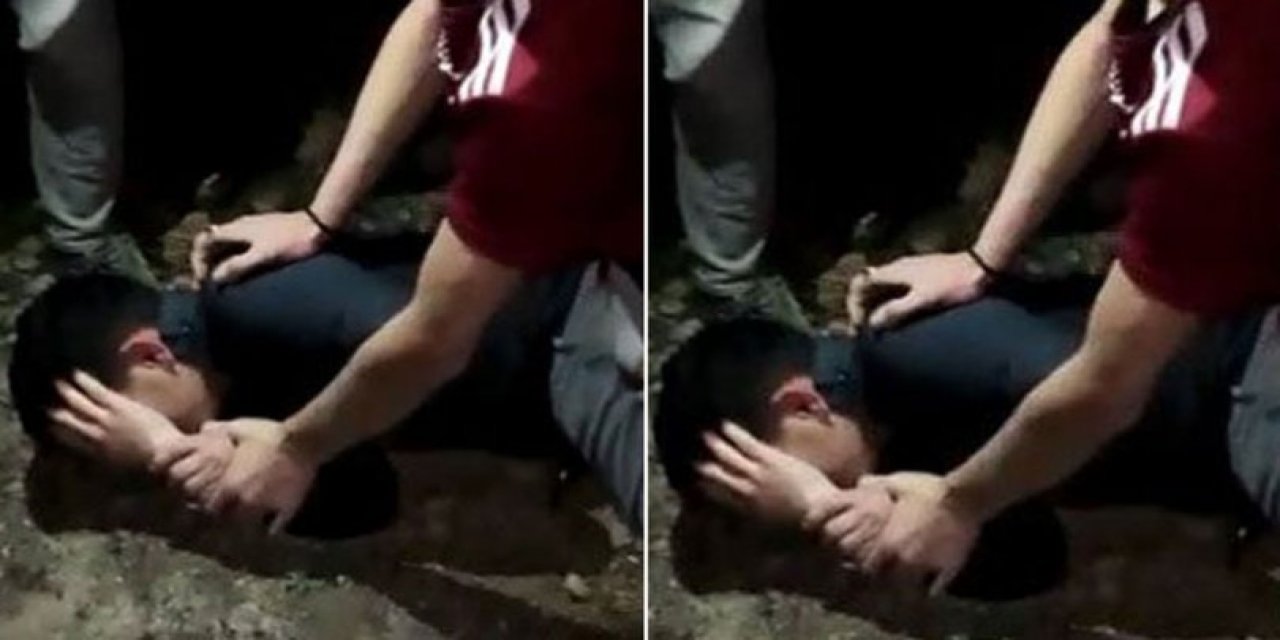 16 yaşındaki genci darp ettiler! Boş tarlaya götürüp döverek tehdit ettiler.